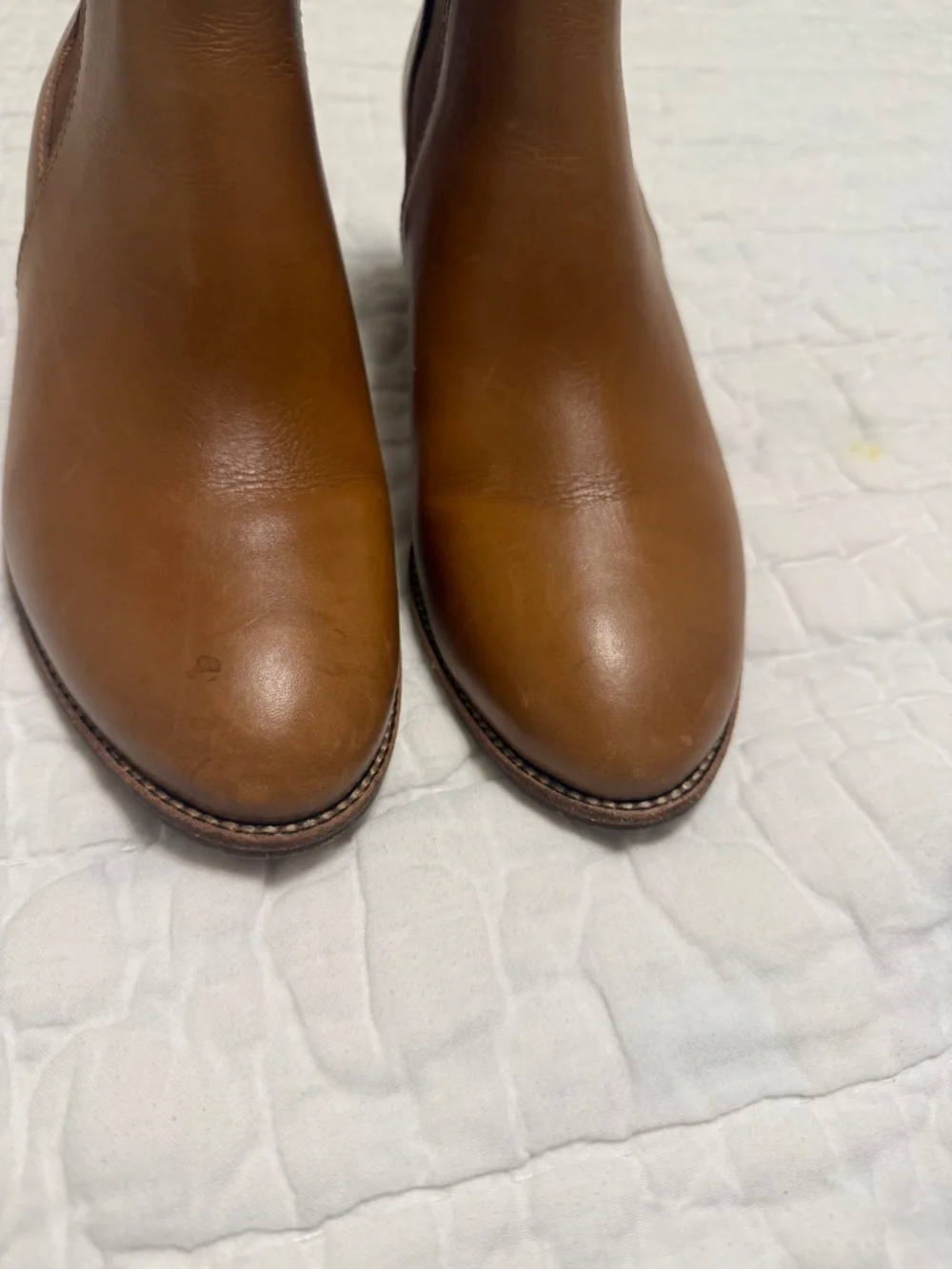 MADEWELL The Regan Boot Leather Women’s Size 8 In English Saddle